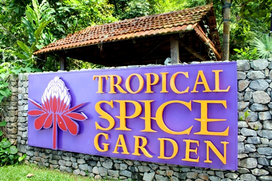 Tropical Spice Garden Signboard